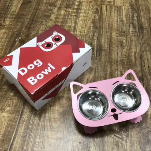 Anti-falling Cat Dog Feeding Water Bowl